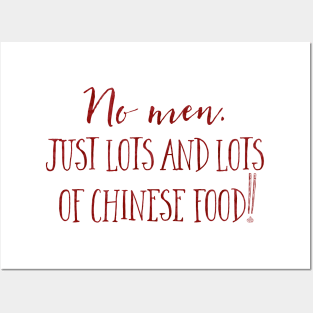 No men. Just lots and lots of Chinese Food! Posters and Art